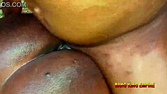 ebony milf mirabel rides huge cock deep outdoors 😍🍆💦💦