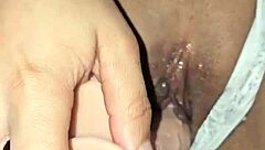 mature latina milf takes double penetration from dildo and thick cock