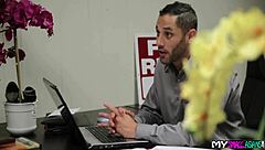 Lexi Mansfield's Asian Job Interview Ends in Jizz Facial and Deepthroat