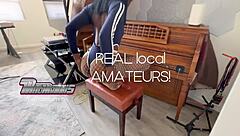 beauty chokes on big black cock with sloppy deepthroat gagging swallow and facial cumshot