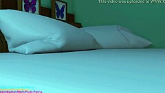 i dominate tsuyu as futanari toga pinning her down hard in 3d hentai glory