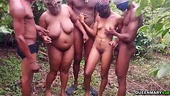 local girls bend over for big cocks in closeup doggystyle group fucking and wet cumshots