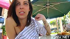 wanna see this teenie do sloppy foreplay then get rough doggystyle fucked?