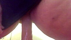 BIG ASS Amatuer Rides HUGE DILDO Hard Shaking That Booty Till She Cums