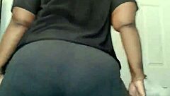 Dominican housewife shows off her nasty juicy ass