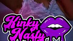 Latina amateur slips dildo in while shaking big natural tits like a slut at home.