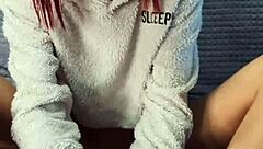 dirty stepsis buys socks specially teasing huge cock