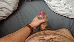 french dom growls dirty commands making you fuck your holes then piss inside pov