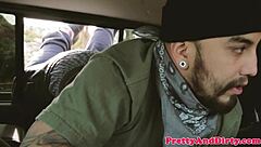 Girlfriend throatfucked deep cuckold cumshot explosion bull