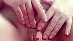 Hey, watch this pregnant babe masturbate her pussy?