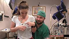 Tampa university nurse kendra heart spreads for patient fingering and anal play in gloves