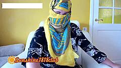 arabic hijab milf shakes big latina asian tits on live webcam show