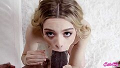 Can Tiny Molly Little Handle Damion Dayski's Footlong Monster Cock?!