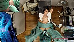 Tampa university nurse kendra heart spreads for patient fingering and anal play in gloves