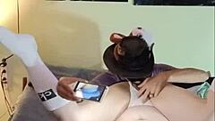 Chubby Chocolate Bunny Barebacks Big Black Cock in Curvy Amateur Anal Assfucking