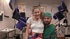 Tampa university nurse kendra heart spreads for patient fingering and anal play in gloves