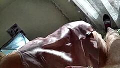 aimee the hot milf housewife deepthroats married cocks like a queen, fingering pussy and licking balls close up