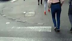 street candid voyeur catches ass curves hidden in everyday moments