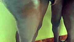 Two big ass babes take on one monster cock backstage?