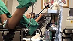 ready to watch eliza sheilds squirm as the new guinea pig in fetish vibrator play?