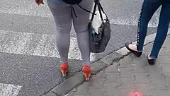 street candid voyeur catches ass curves hidden in everyday moments