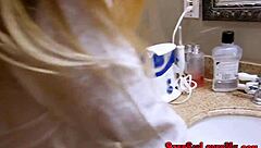 Blonde teen stepsis, want your tongue deep in my wet pussy right now?