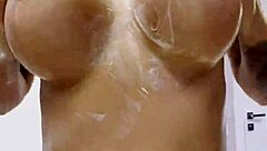 Monika Fox Poses Naked, Smears Cream Over Tits and Ass