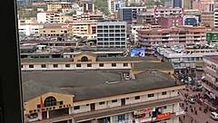 Two big ass babes take on one monster cock backstage?