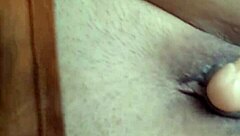 my pussy rubs two dicks till gaping wide