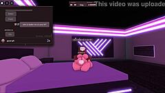 blonde cheats on boyfriend with huge black cock in roblox