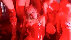 pornstars tease in thongs stripping dancing ripping clothes for vixen awards