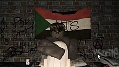 blonde slut's rough bunny blowjob in roblox condo?