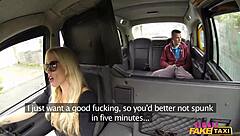 Bossy Blonde Milf Owns Skinny Student In Taxi Ride Cowgirl To Cum On Ass Domination