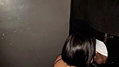 Couldn't hold back fucking through swing cabin door had to let him in!!