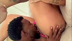 another tasty brazilian trans fuck session with marlon's big cock and tits