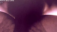 Madura latina's sexy clit fascinates me voyeur style