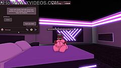 blonde cheats on boyfriend with huge black cock in roblox