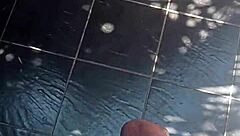 Stroking hard cock outdoors feels so damn risky