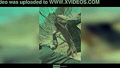 danique sinners' dutch milf pussy creampied bareback outdoors by huge cock