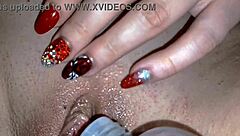 ex-wife teases ex-husband perfect shaved pussy bunny style