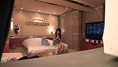 Man, you gotta see this secret video of a cute young 18+ Japanese idol with curvy brunette body and natural small tits getting wild in the bedroom