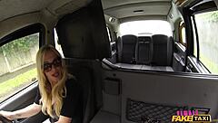 Bossy Blonde Milf Owns Skinny Student In Taxi Ride Cowgirl To Cum On Ass Domination