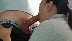 she deepthroats huge cock before massive facial cumshot lands