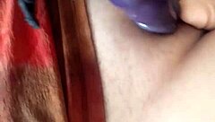 my pussy rubs two dicks till gaping wide