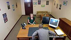 soccer mom sneaks lingerie blowjob at work on hidden cam