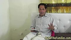 Amateur ebony stepteen gets hardcore facial in reality clip