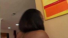 petite black teen fucked hard on sofa during fake casting