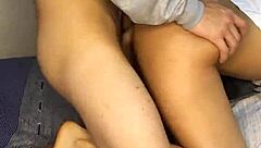 stepsister begs for hard fuck alone at home loves every thrust