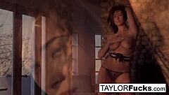 Unbelievable Big Tits Brunette Vixen Masturbates Nude