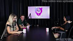 Val Mineirinha and Bruna Carlos heat up Bora Cast in sheer red lingerie clips